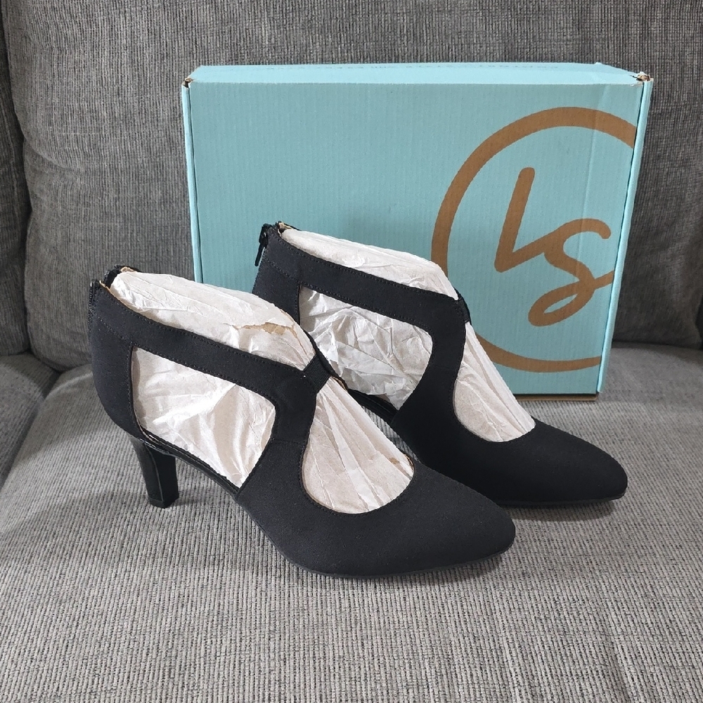 Life Stride Black Women's Pumps, Giovanna 2, Size 9, New In Box